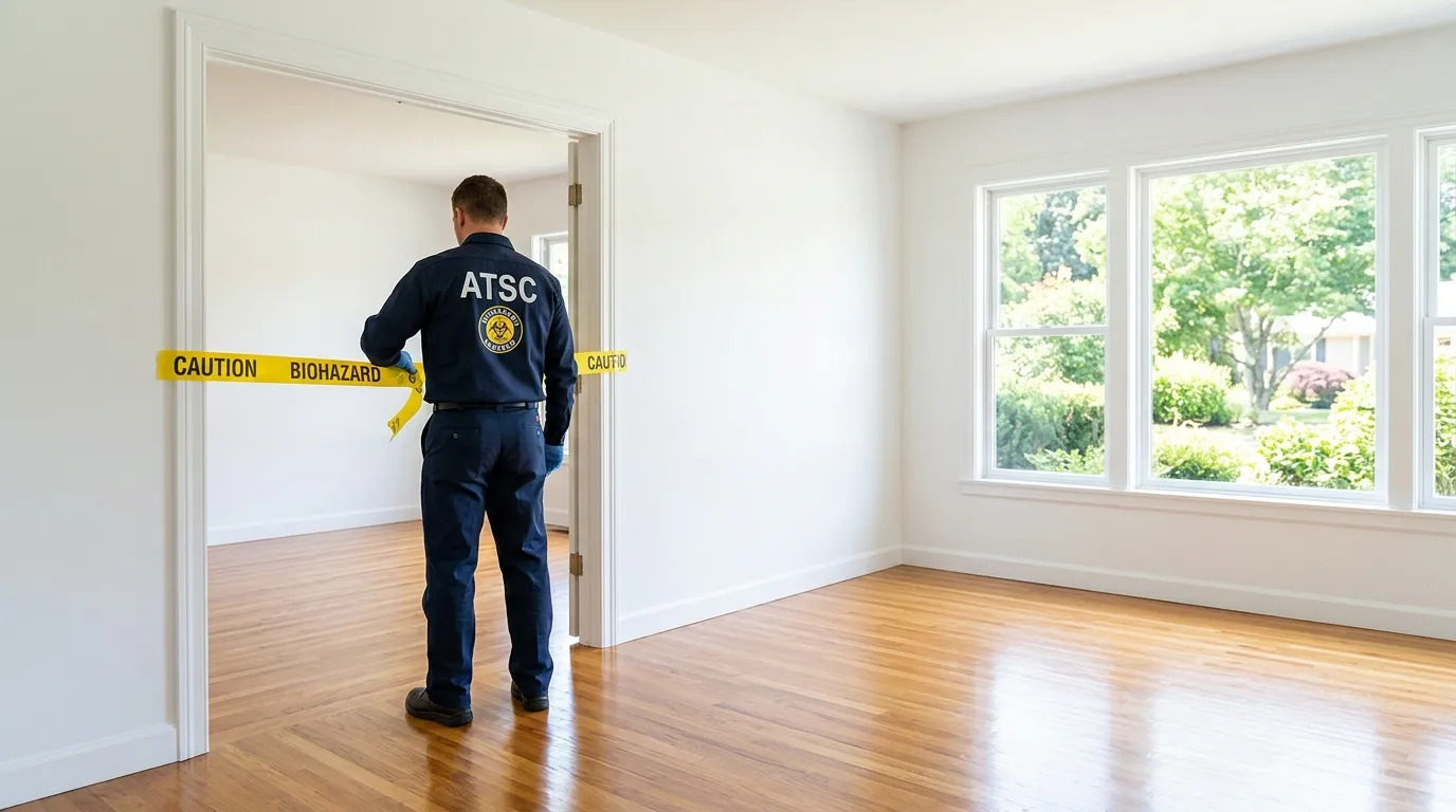 Certified biohazard cleanup crew performing Trauma Scene Cleanup in Lake Mary