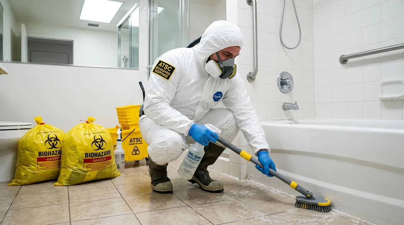 Decontamination equipment deployed for Blood Cleanup in Lake Mary